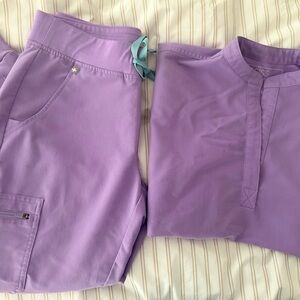 Figs Lavender Scrub Set